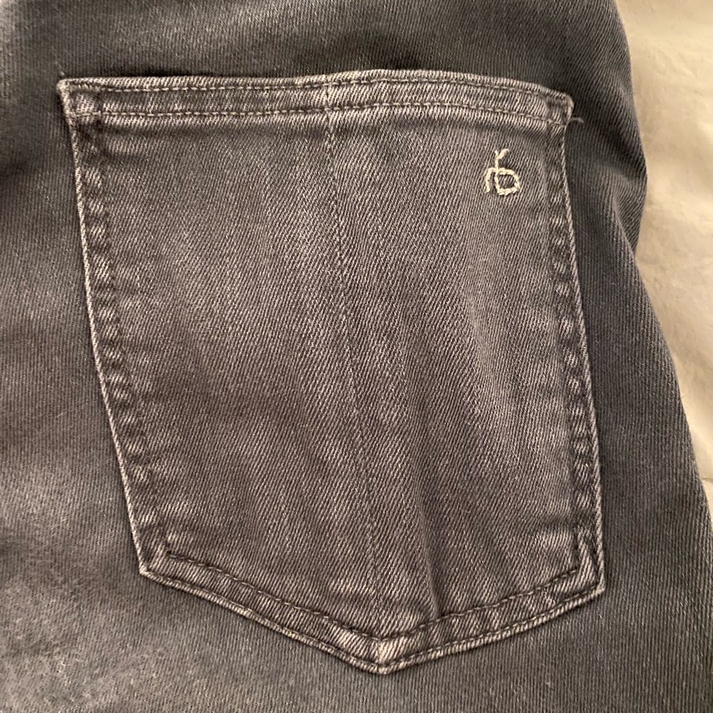 Rag & Bone dark grey skinny jeans
